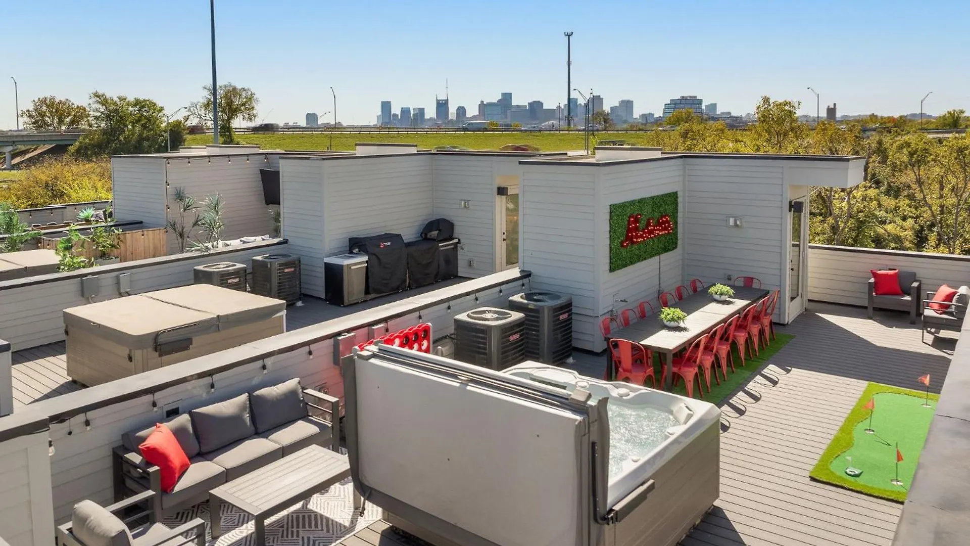The Americana Abode Rooftop Hot Tub Game Room Nashville 0*,  United States